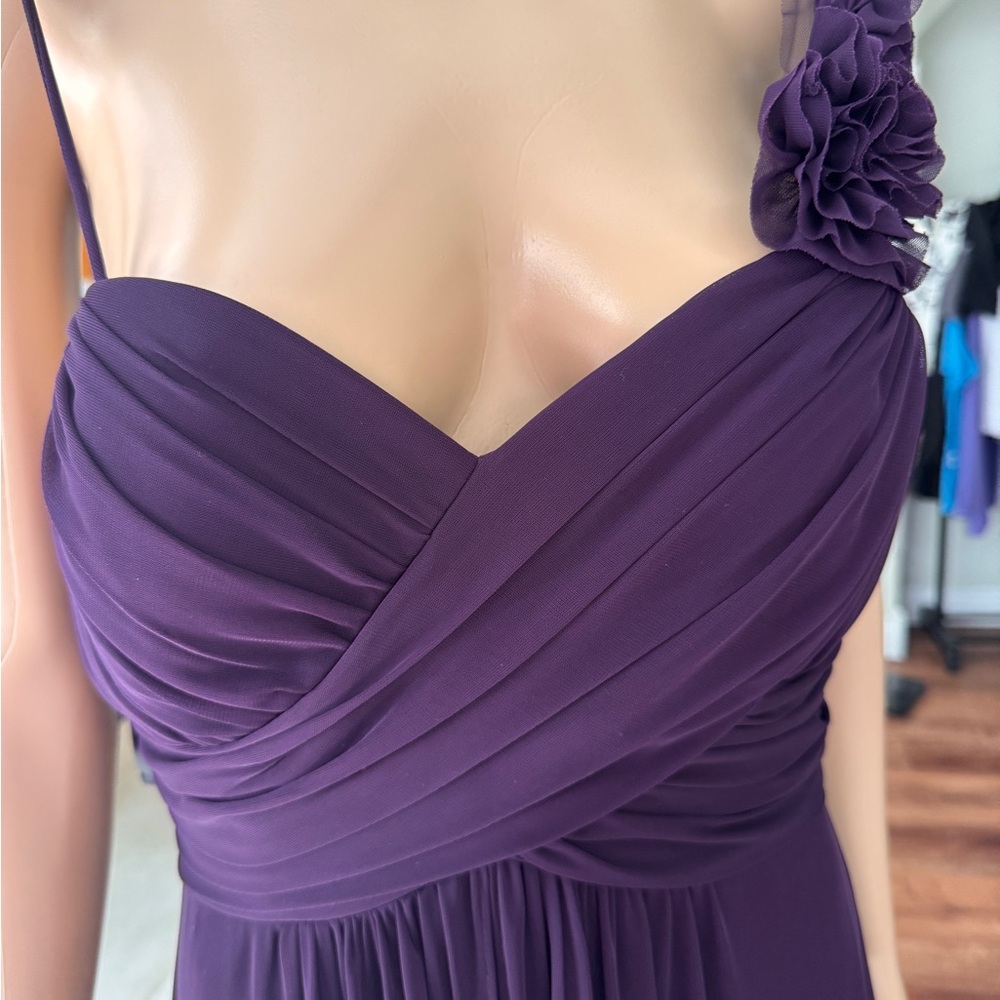 Betsy Adam’s Elegant Purple Evening Gown size 10 used - Picture 7 of 9